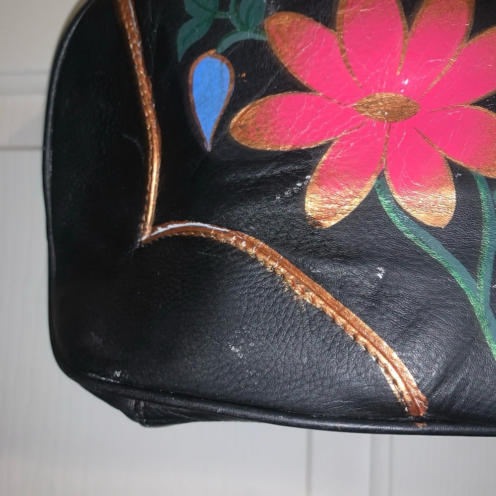 Biacci hand painted Floral Bag - Picture 7 of 16